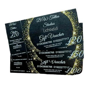 £20.00 BW Tattoo & Piercing Studio Gift Voucher
