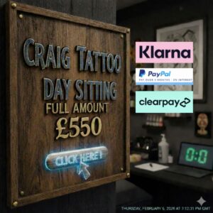 Craig Startin Tattoo Artist